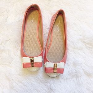 Coral/pink flats Size 8 Passions